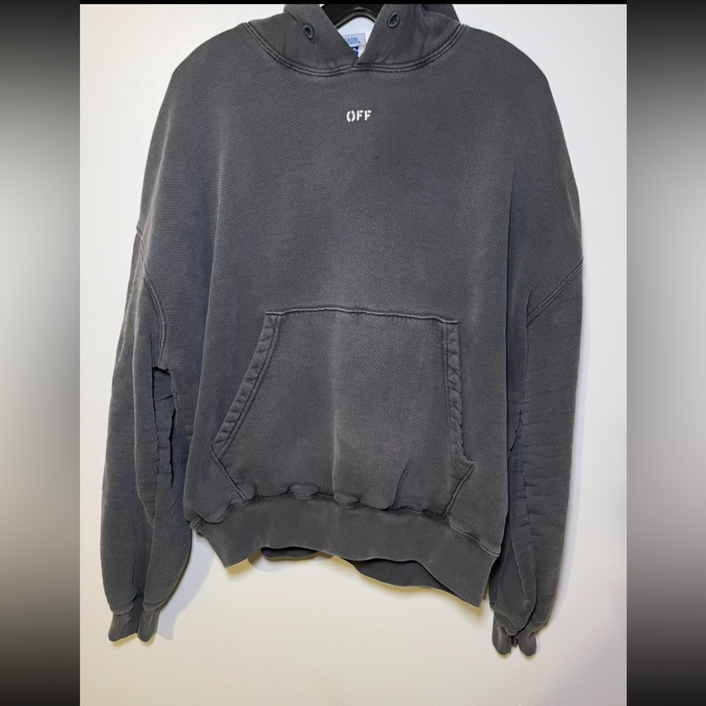 Off White Men’s Matthew Graphic Oversized Hoodie
